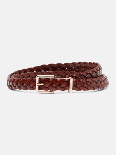 Max Mara Vetta leather belt