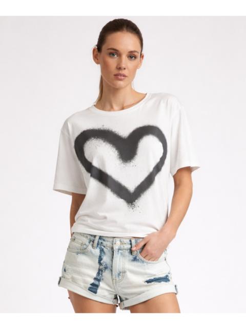 ONE TEASPOON Heart White Kobe Tee - White