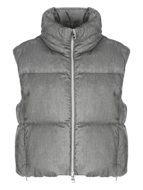 Herno quilted turtleneck gilet