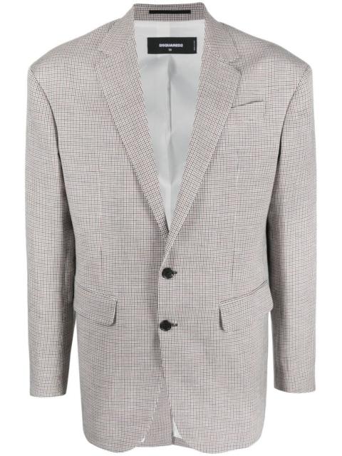 DSQUARED2 single-breasted checked jacket