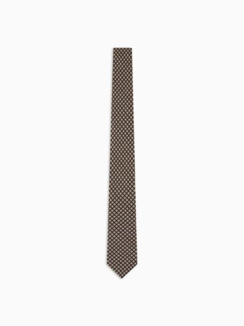 ASV printed silk tie