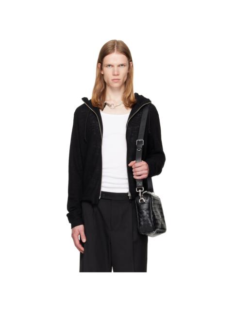 Tonywack Black Light Wool Zip Hoodie