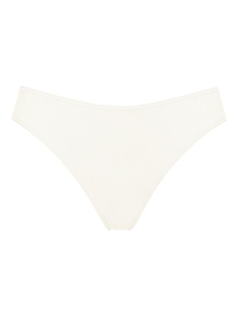ビキニ ERES Ivory stretch nylon Coulisse bikini bottom ERES Ivory Stretch Nylon Bikini Bottom | italist | REVERSIBLE