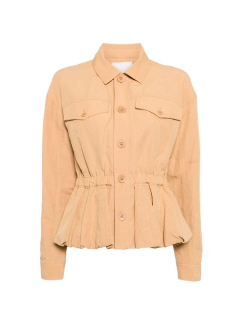 ULLA JOHNSON Jordana peplum-hem jacket