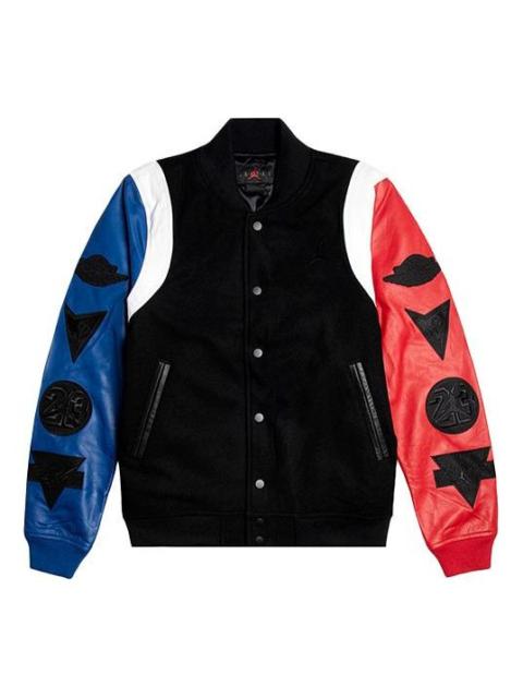 Jordan Men's Air Jordan Sleeve Destroyer Sleeve Jacket Black AT9959-010