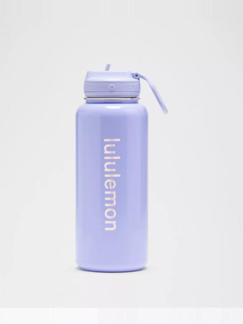 lululemon Back to Life Sport Bottle 32oz Straw Lid *Shine