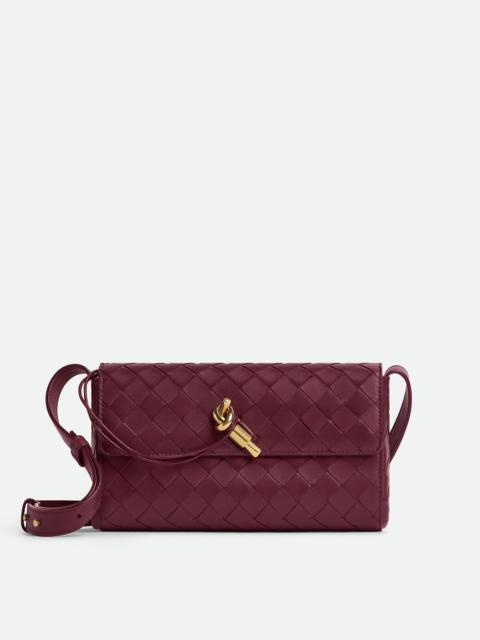 Bottega Veneta Mini Leather Intrecciato Loop Cross-Body Bag | Harrods JM