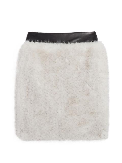 APPARIS Aspen faux-fur skirt