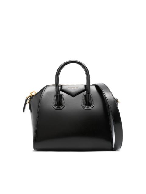 Givenchy mini Antigona patent-leather top-handle tote bag