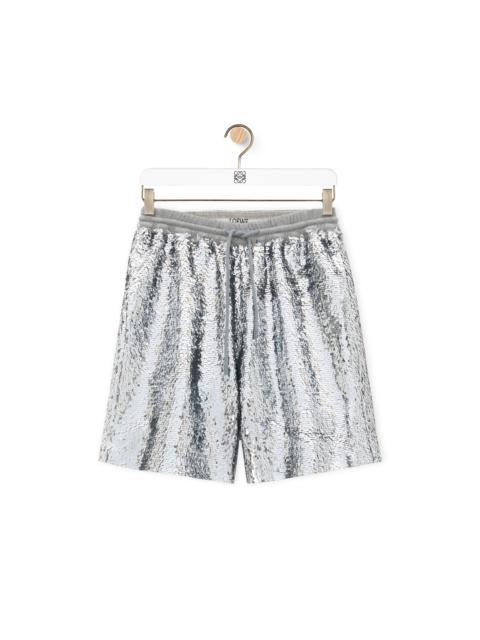 Shorts in sequins