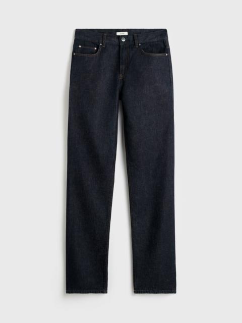 Totême Low straight denim rinsed blue