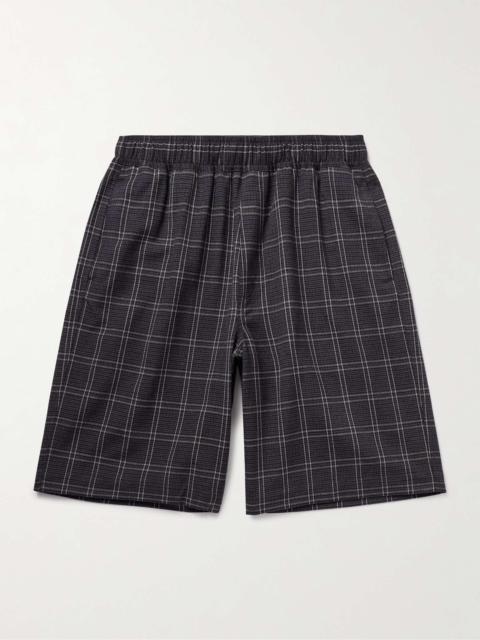 Our Legacy Straight-Leg Checked Woven Shorts