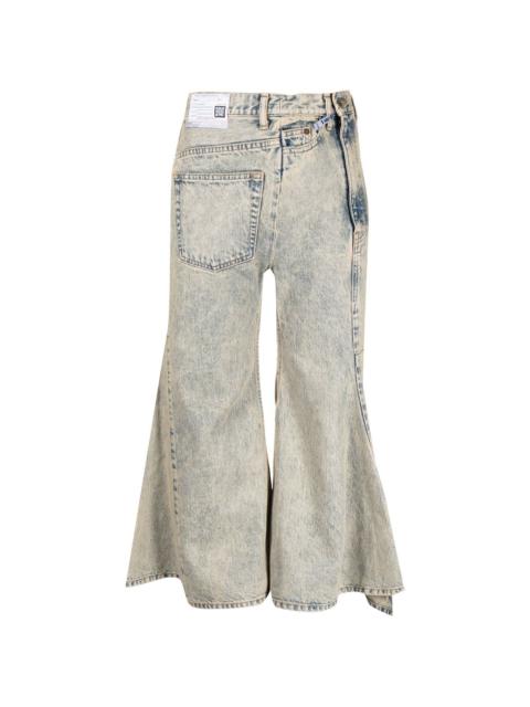 Maison MIHARAYASUHIRO cropped flared denim jeans