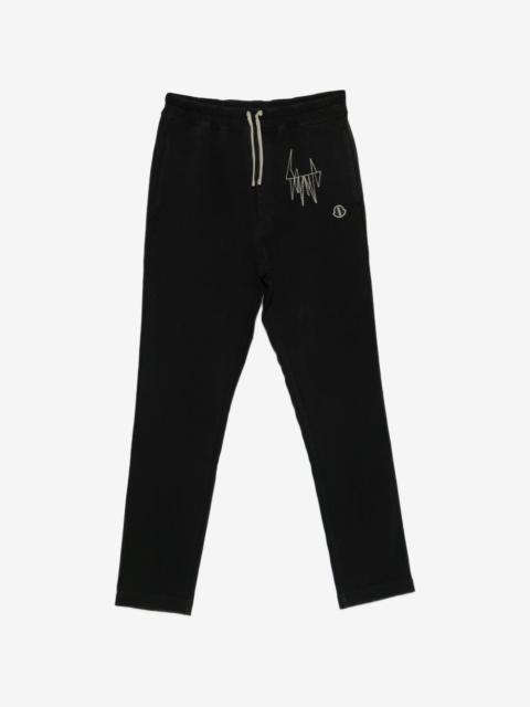 Moncler embroidered skinny track pants