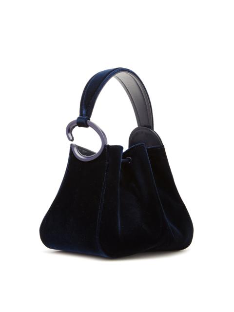 VELVET O HANDLE BAG