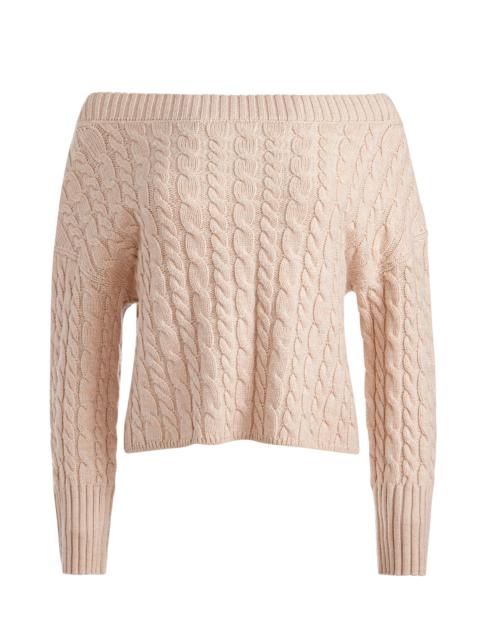 Alice + Olivia INA CABLE KNIT SWEATER