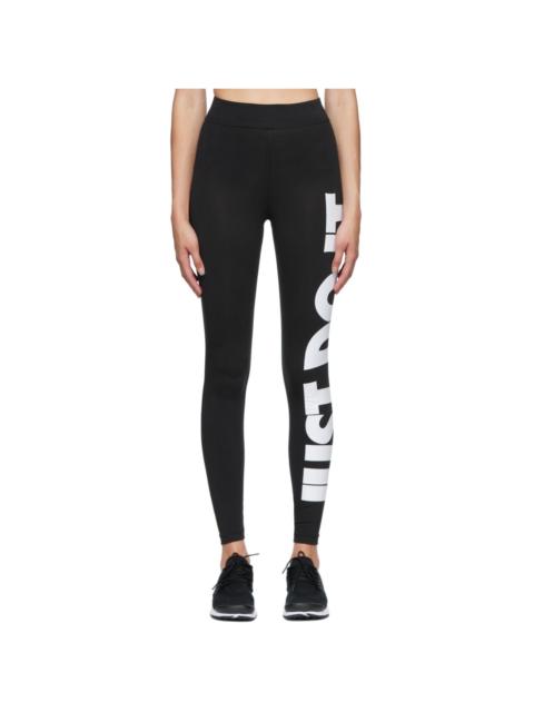 Nike Black Sportswear Essentials Sport Leggings
