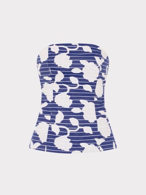 MILLY Adeline Floral Top