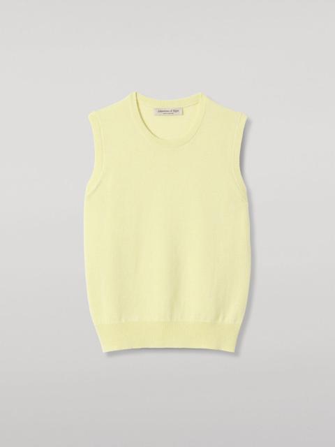 Johnstons of Elgin Iris Classic Yellow Cashmere Tank
