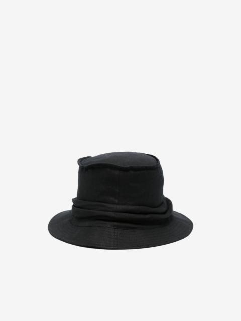 Yohji Yamamoto draped bucket hat
