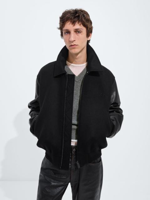 Bottega Veneta Wool and Leather Blouson