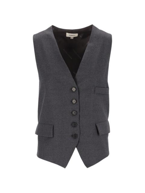 BARENA Romeo flannel waistcoat