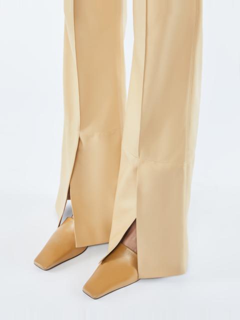 Nanushka EVI - OKOBOR™ alt-leather pants - Almond