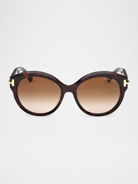 TOM FORD Icon Collection Round Sunglasses
