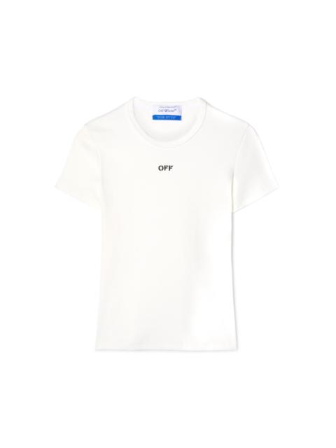 Off-White Off Stamp Rib Basic Tee