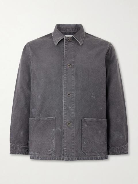 FULLCOUNT Tent Cloth Distressed Denim Chore Jacket