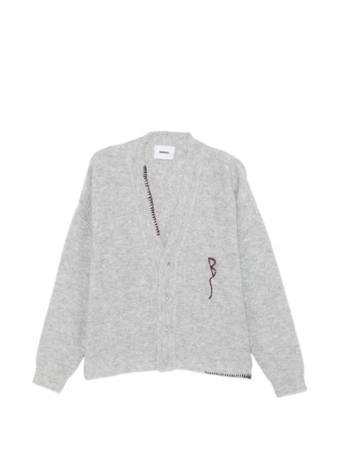 BONSAI embroidered knit cardigan