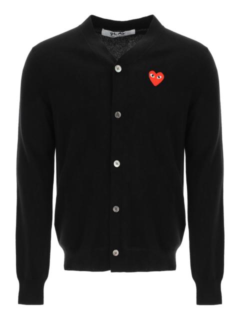 HEART PATCH CARDIGAN COMME DES GARCONS PLAY