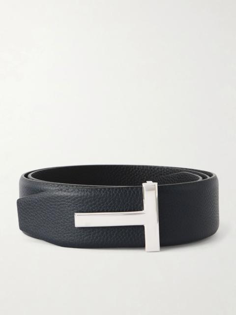 TOM FORD 4cm Reversible Leather Belt Black