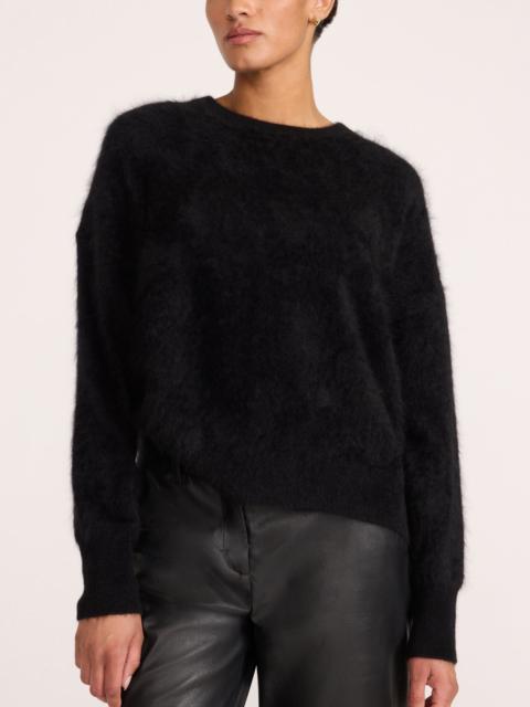BROCHU WALKER The Brushed Cashmere Bright Crew