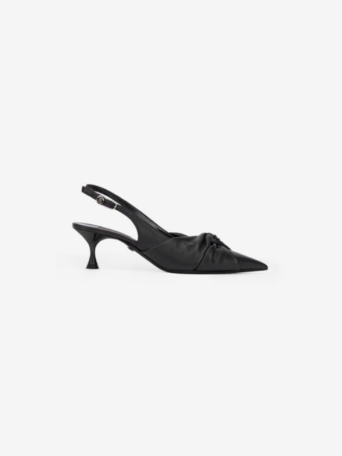 Roberto Cavalli Leather Slingbacks