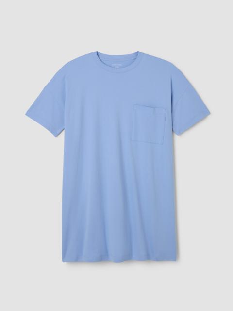 EILEEN FISHER Organic Cotton Interlock Crew Neck Sleep Dress