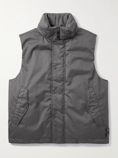Stone Island STONE ISLAND GHOST Coated Virgin Wool-Twill Down Gilet
