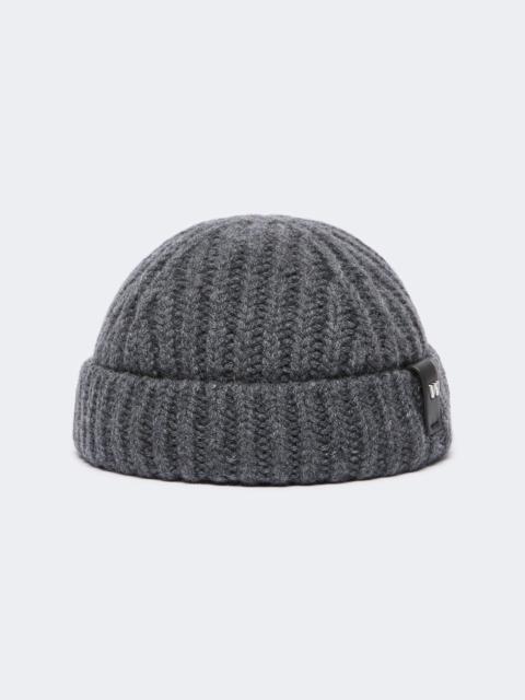 WEEKEND Max Mara PIETRE Cashmere docker hat - DARK GREY