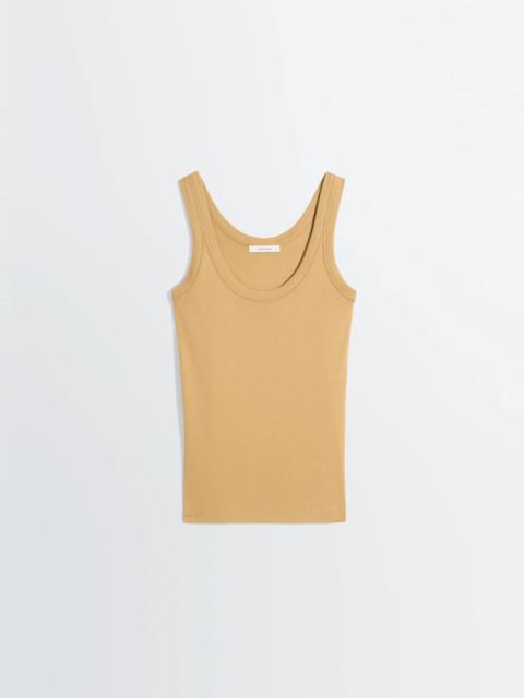 RIB TANK TOP IN JERSEY