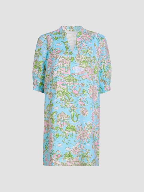Lilly Pulitzer Women's Mialeigh Linen Shift Dress - Fresh Water Blue