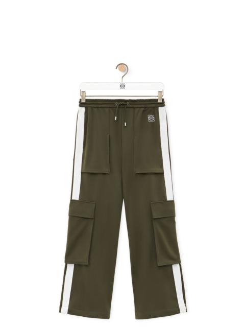Loewe Cargo trousers in technical jersey