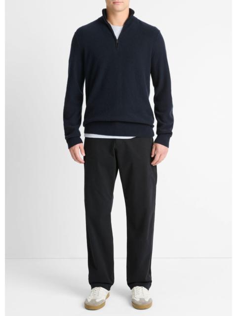 Vince Plush Cashmere Quarter-Zip Sweater