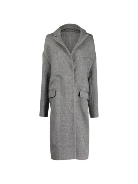 COPERNI single-breasted herringbone coat