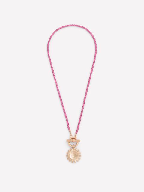 BODEN Bead Metal Necklace-Red