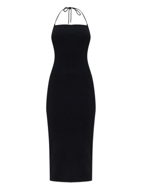 Cult Gaia halterneck ribbed midi dress