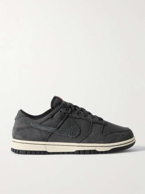 Dunk Low PRM Suede and Full-Grain Leather Sneakers