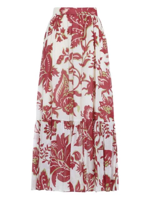 Etro floral-print maxi skirt