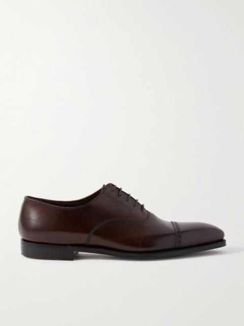 GEORGE CLEVERLEY Charles Cap-Toe Leather Oxford Shoes