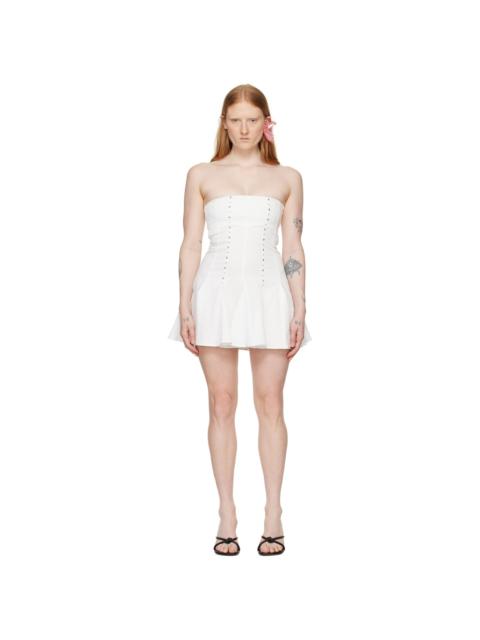 gimaguas White Williams Minidress