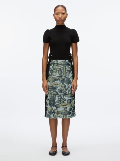 3.1 Phillip Lim Ethereal Mushroom Sequin Slip Skirt with Lace